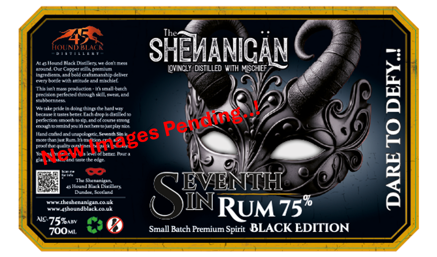 Shenanigan SeventhSin Black Edition Rum