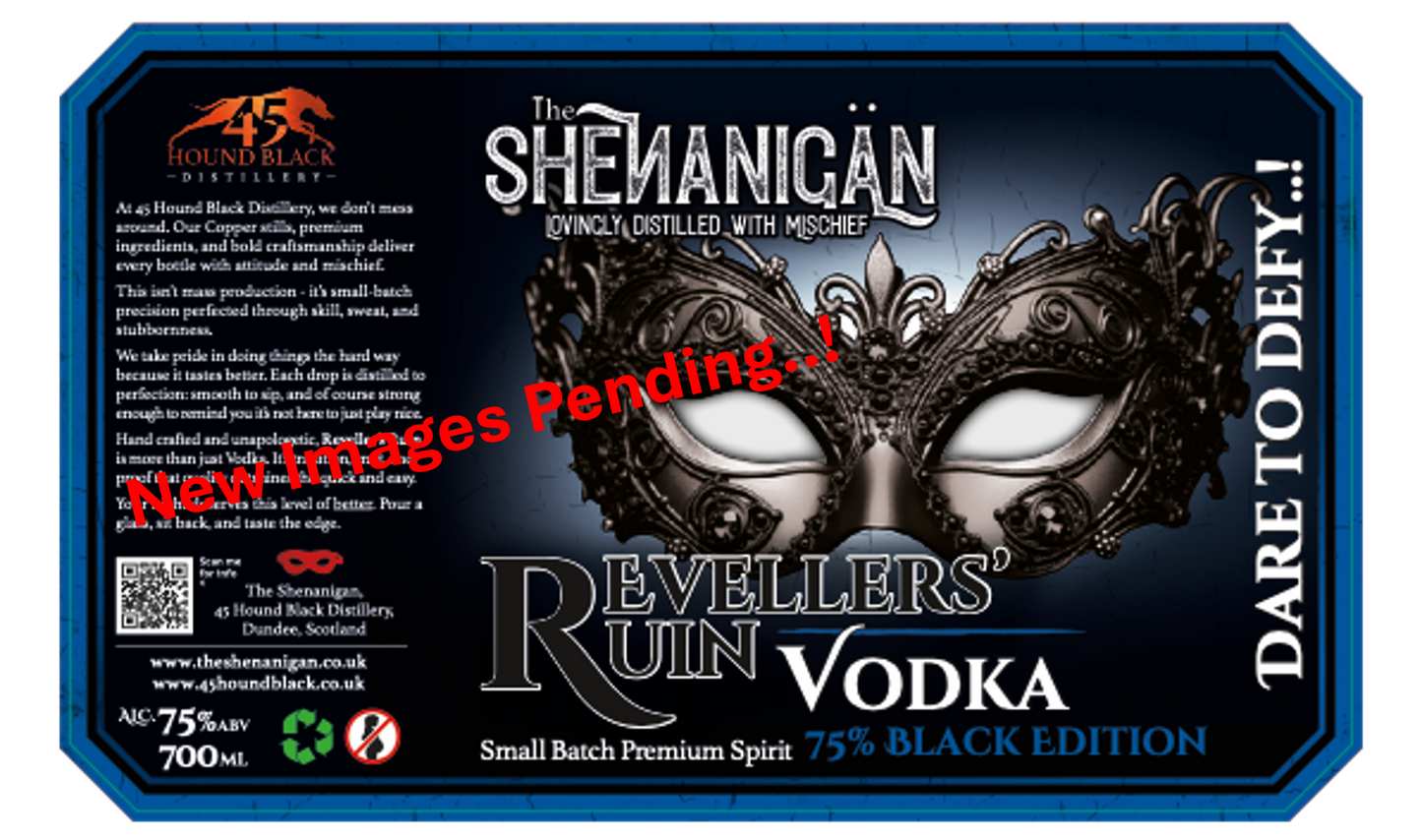 Shenanigan Revellers' Ruin Black Edition Vodka